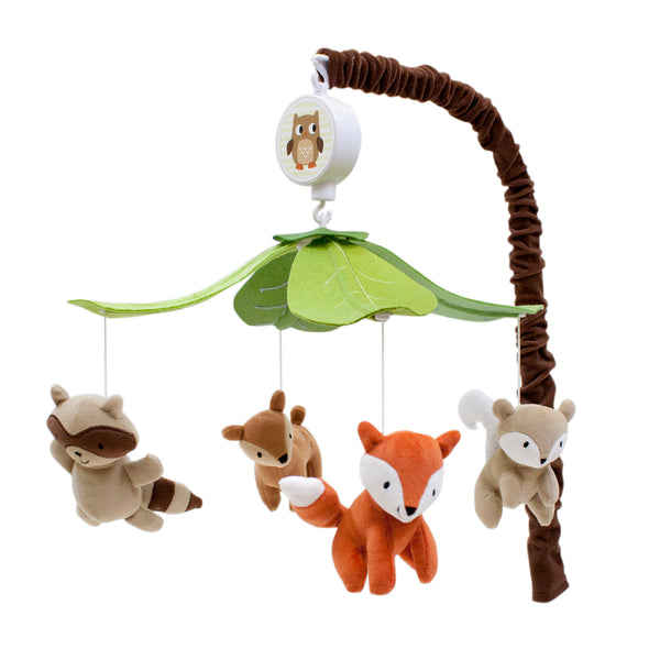 Woodland Tales Musical Baby Crib Mobile by Lambs & Ivy