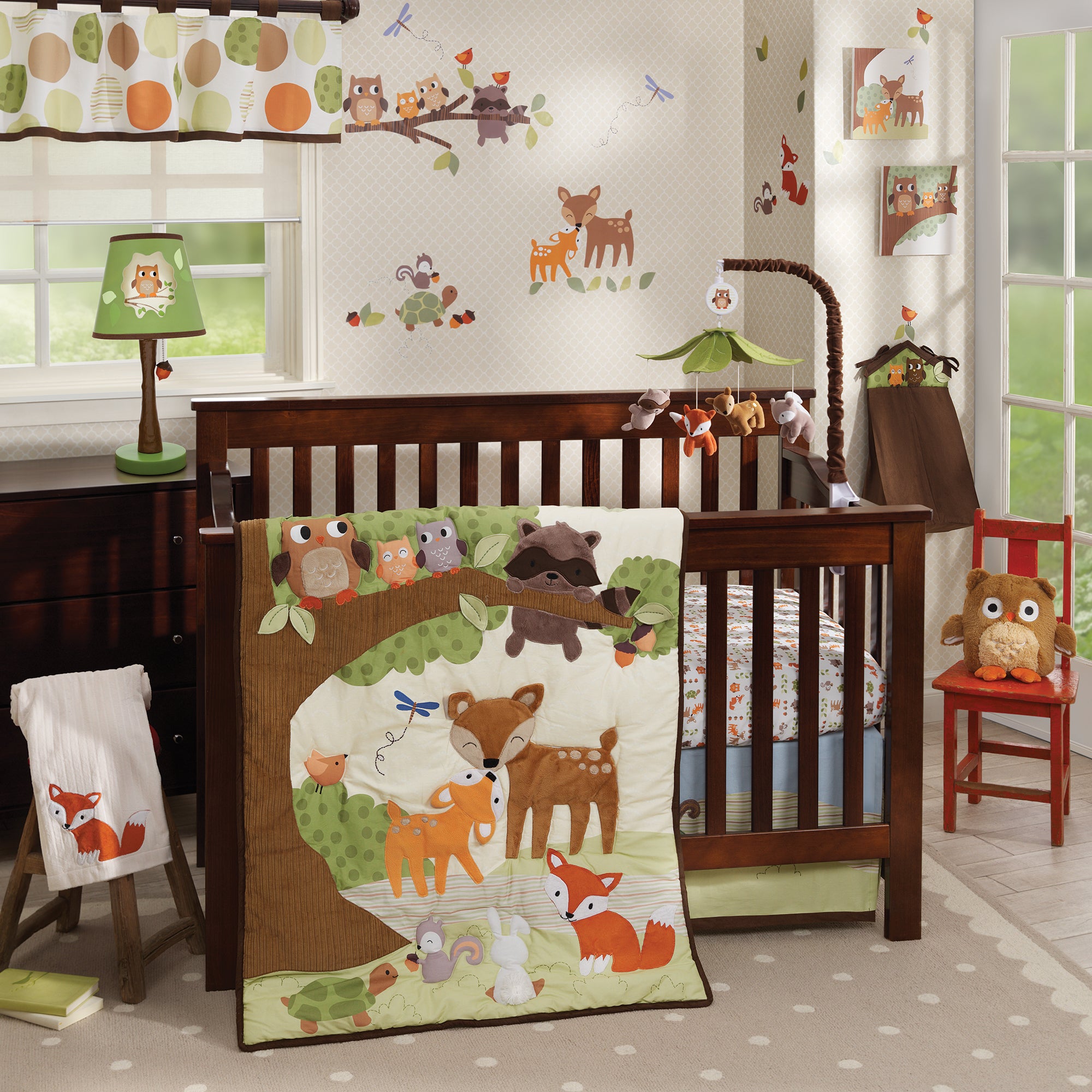 Baby Bedding Lambs And Ivy Woodland Tales Wall Decor Woodland
