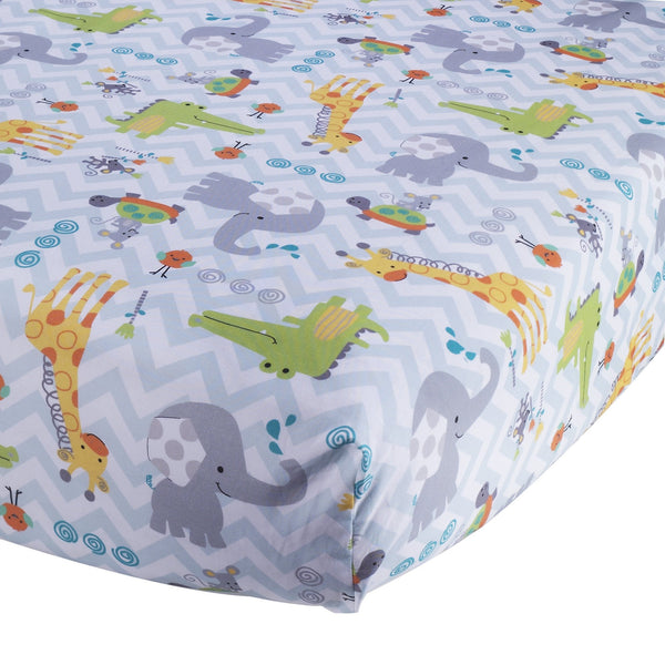 Yoo-Hoo Fitted Sheet by Lambs & Ivy