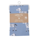 Signature Zebra Organic 2-Pack Fitted Crib Sheet by Lambs & Ivy