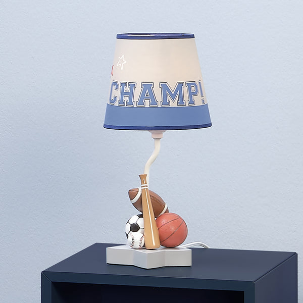 Baby Sports Lamp with Shade & Bulb by Lambs & Ivy