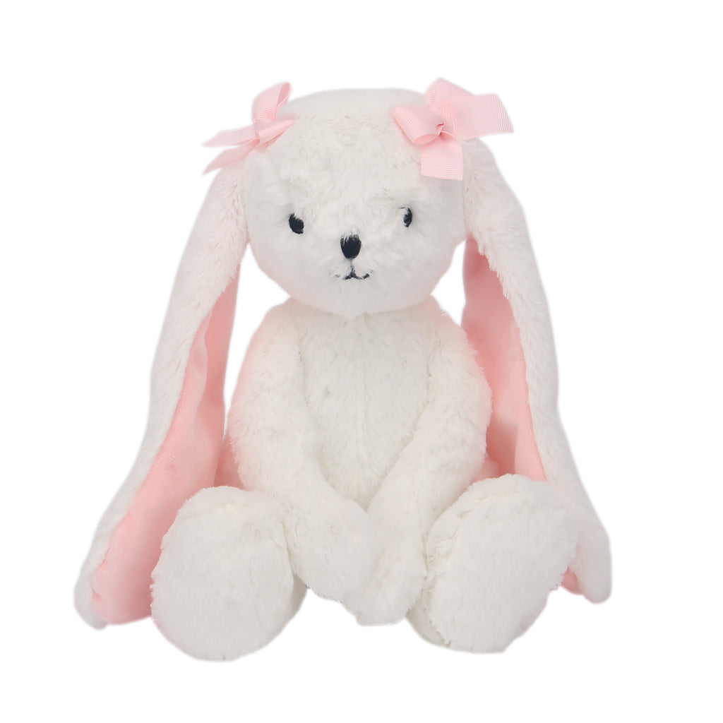 Floral Blanket & White Plush Bunny Stuffed Animal Toy Baby Gift Set – Lambs  & Ivy