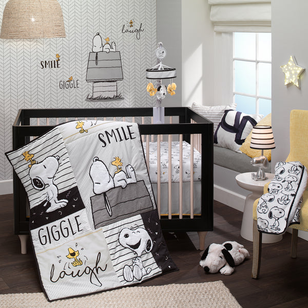 Classic Snoopy Musical Baby Crib Mobile by Lambs & Ivy