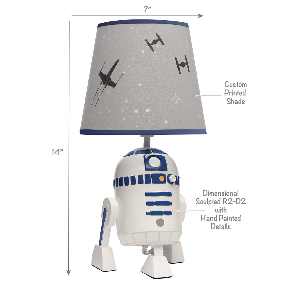 Star Wars Classic Hand Painted Lamp with Bulb – Lambs & Ivy