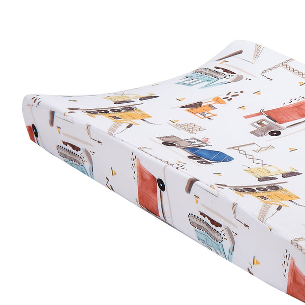 Construction Zone Changing Pad Cover by Bedtime Originals