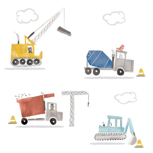 Construction Zone Wall Decals by Bedtime Originals