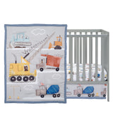 Construction Zone 3-Piece Crib Bedding Set by Bedtime Originals