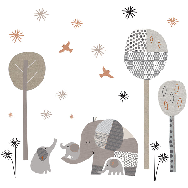 Elephant Love Wall Decals by Bedtime Originals