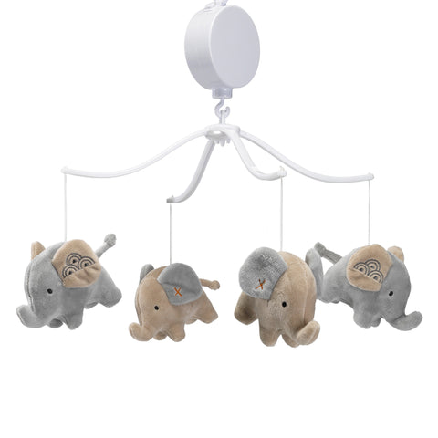 Elephant Love Musical Baby Crib Mobile by Bedtime Originals