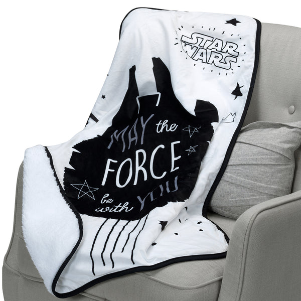 Star Wars Millennium Falcon Baby Blanket by Lambs & Ivy