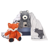 Luxury Blue 5-Piece Baby Gift Basket by Lambs & Ivy