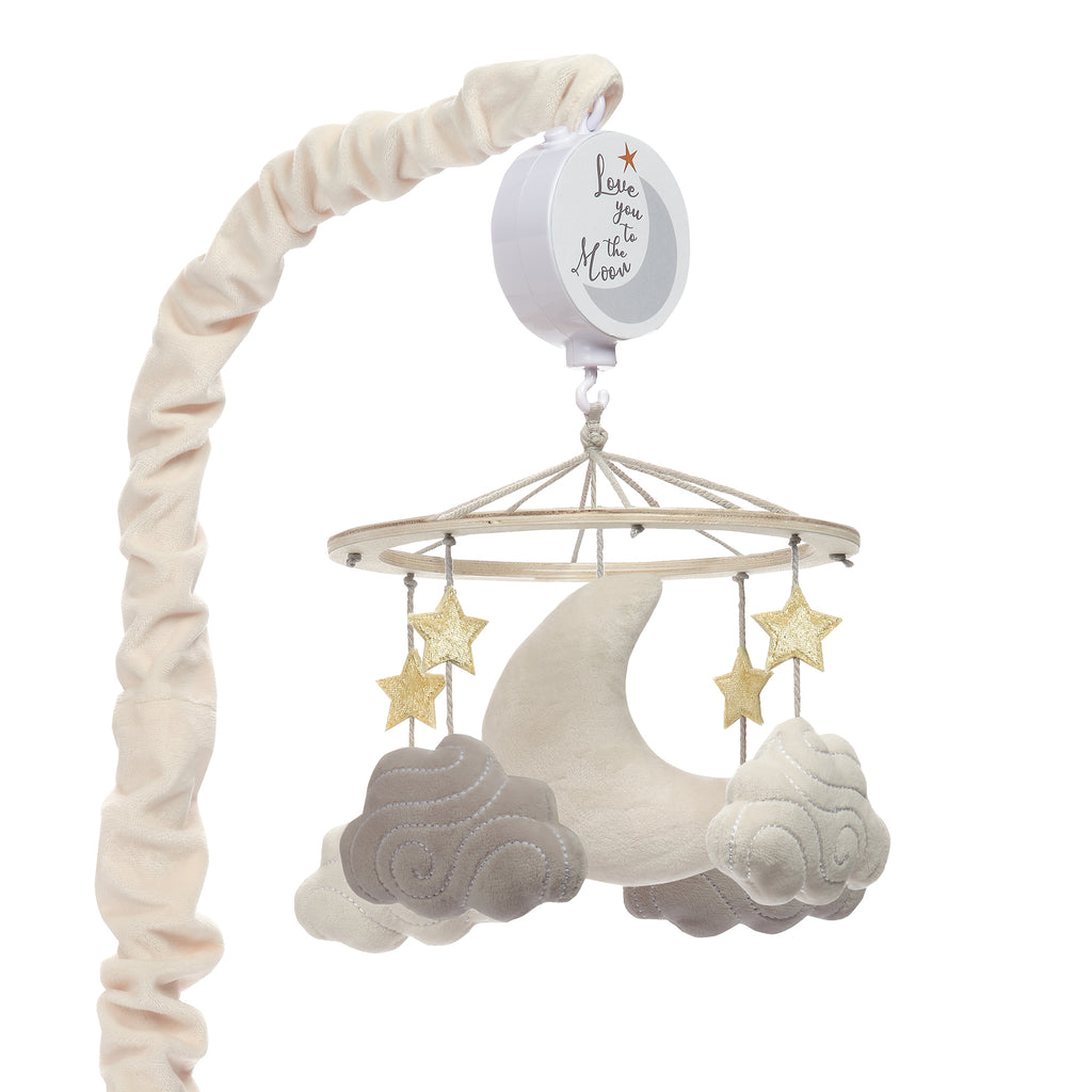 Goodnight Moon Musical Baby Crib Mobile Soother Toy - Stars/Clouds