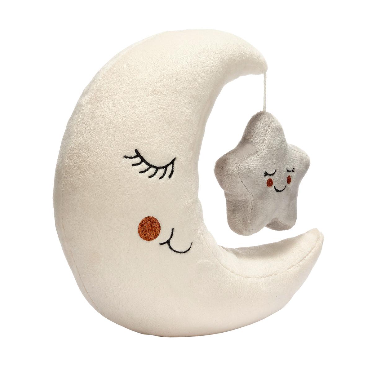 Goodnight Moon and Star Plush Stuffed Toy - Cream/Gray – Lambs & Ivy