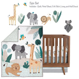 Jungle Friends 5-Piece Crib Bedding Set by Lambs & Ivy
