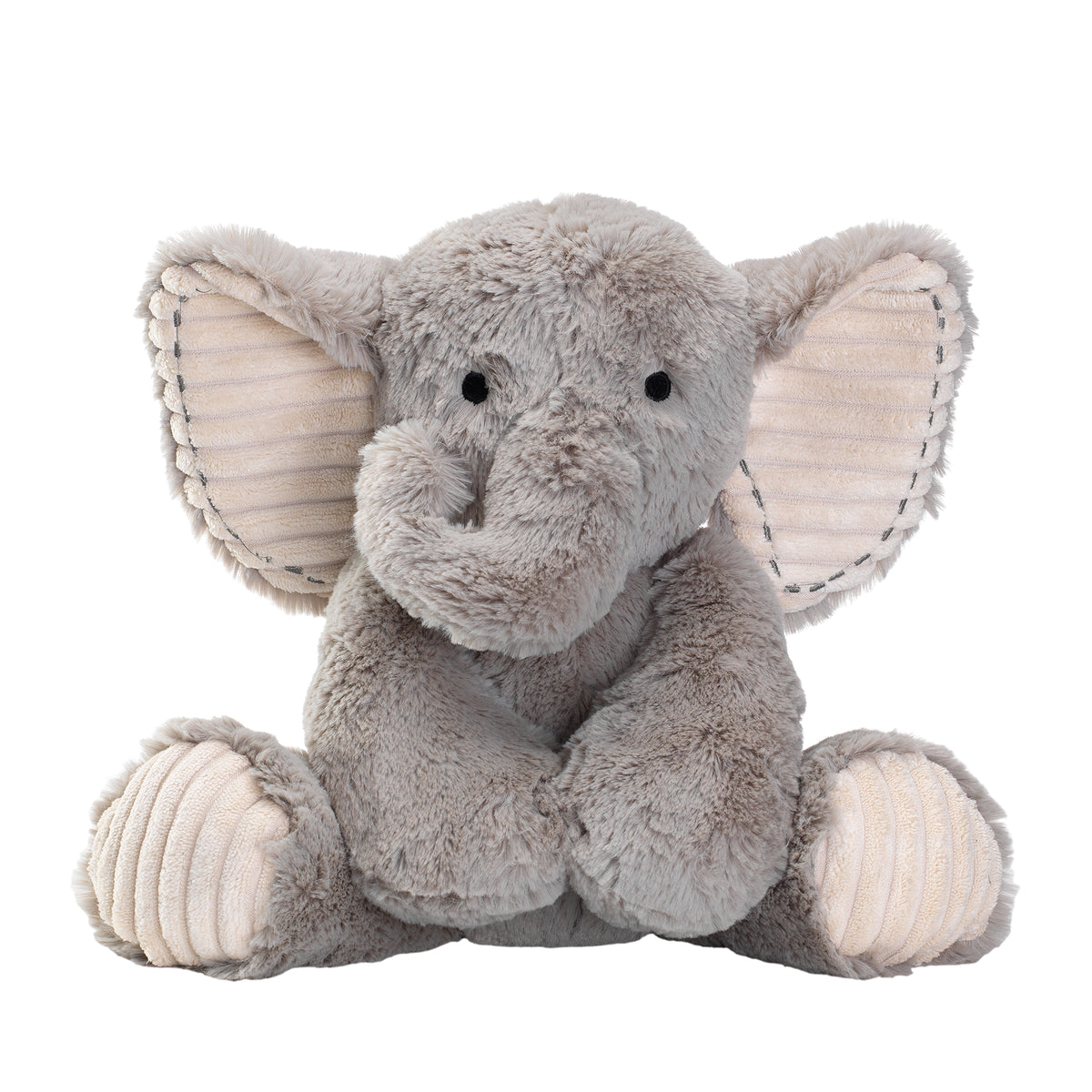 Jungle Safari Grey Elephant Stuffed Animal | Order a Plush Elephant Stuffed Toy - Lambs & Ivy