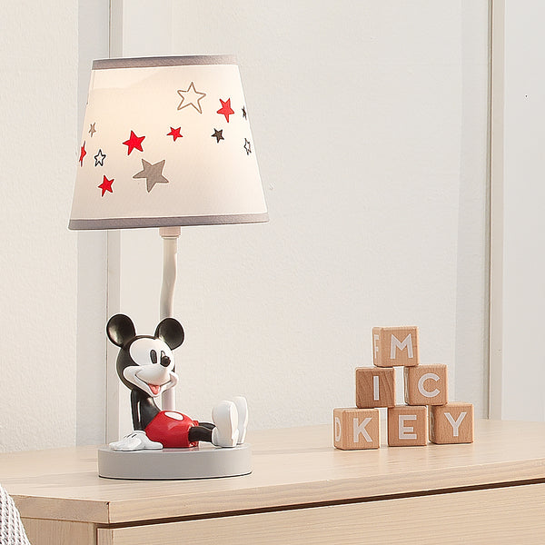 Magical Mickey Mouse Lamp with Shade and Bulb by Lambs & Ivy