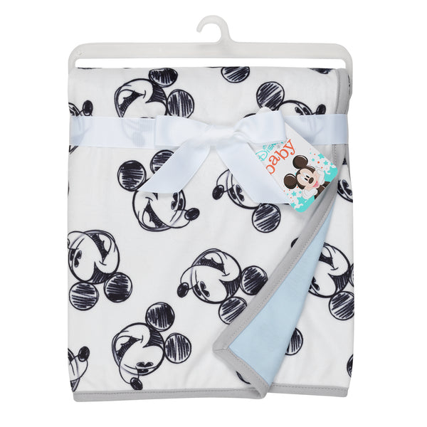 MICKEY MOUSE Baby Blanket - Allover by Lambs & Ivy