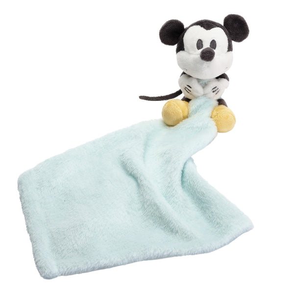 Disney Baby Little Mickey Mouse Blue Lovey Plush Security Blanket ...