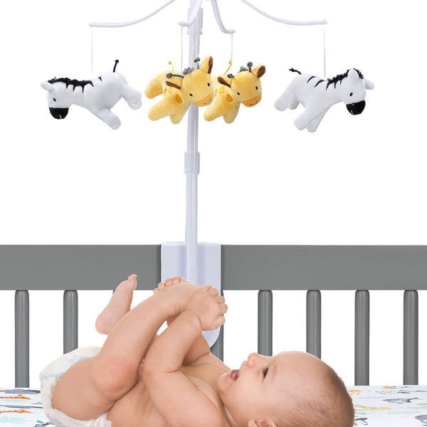 Mighty Jungle Musical Baby Crib Mobile by Bedtime Originals