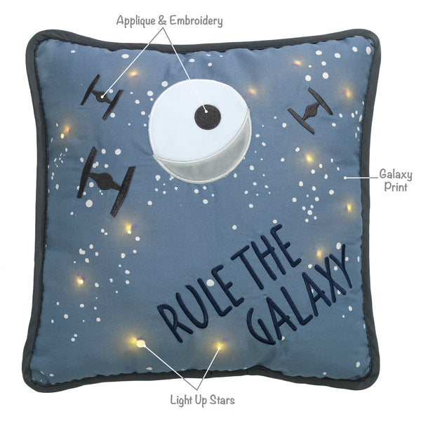 Star Wars Galaxy Light-Up Throw Pillow by Lambs & Ivy