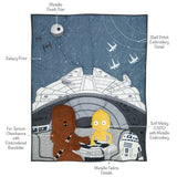 Star Wars Millennium Falcon 3-Piece Crib Bedding Set by Lambs & Ivy