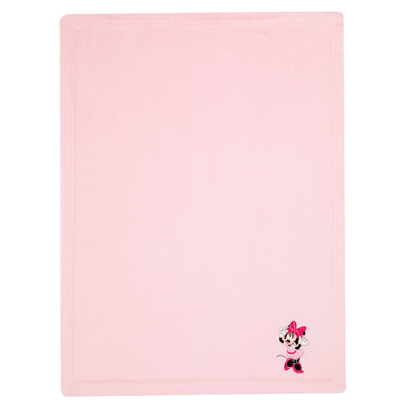 Minnie Mouse Love Baby Blanket by Lambs & Ivy
