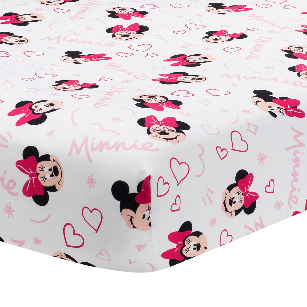 Disney Baby Minnie Mouse Love Wall Decals/Stickers with Hearts/Bows - Lambs & Ivy