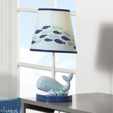 Oceania Lamp with Shade & Bulb by Lambs & Ivy