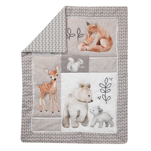 Painted Forest 4-Piece Crib Bedding Set by Lambs & Ivy