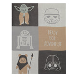 Star Wars The Force Patchwork Knit Blanket by Lambs & Ivy