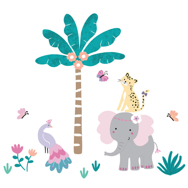 Rainbow Jungle Wall Decals by Bedtime Originals