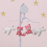 Rainbow Unicorn Musical Baby Crib Mobile by Bedtime Originals
