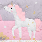 Rainbow Unicorn 3-Piece Crib Bedding Set by Bedtime Originals