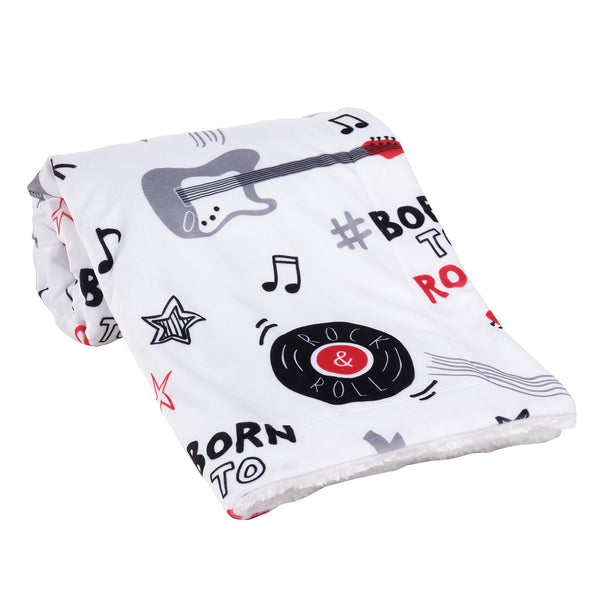 Rock Star Baby Blanket by Lambs & Ivy