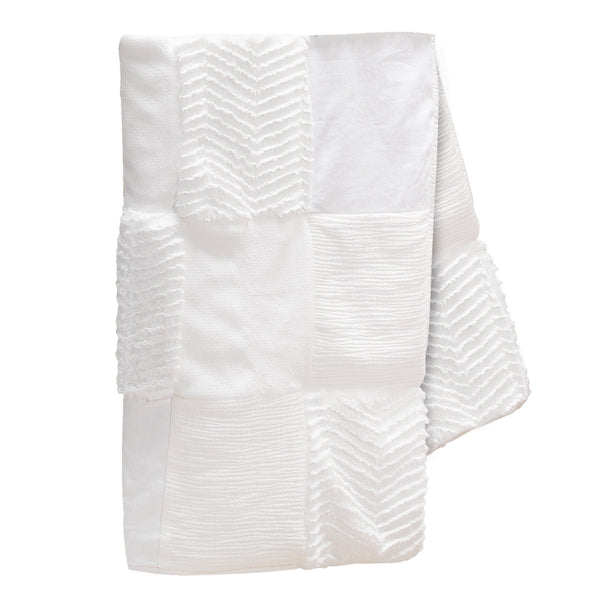 Signature White Patchwork Quilt by Lambs & Ivy