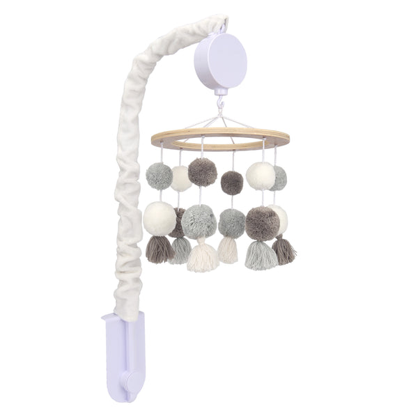 Signature Pom Pom Musical Baby Crib Mobile by Lambs & Ivy