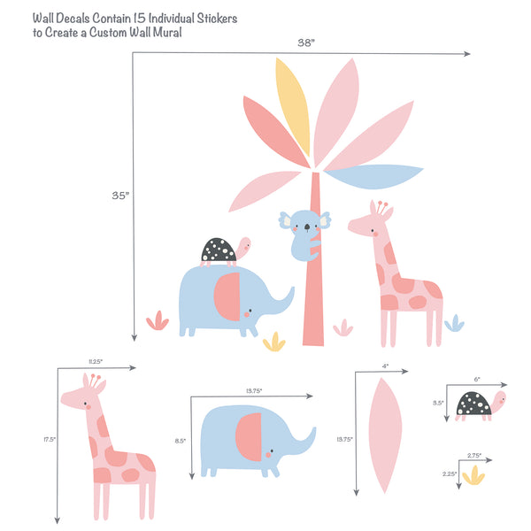 Snuggle Jungle Wall Decals by Lambs & Ivy