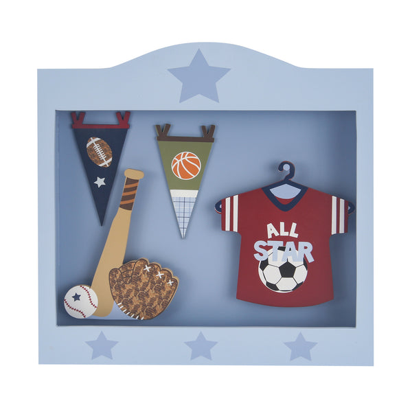 Sports Shadow Box by Lambs & Ivy