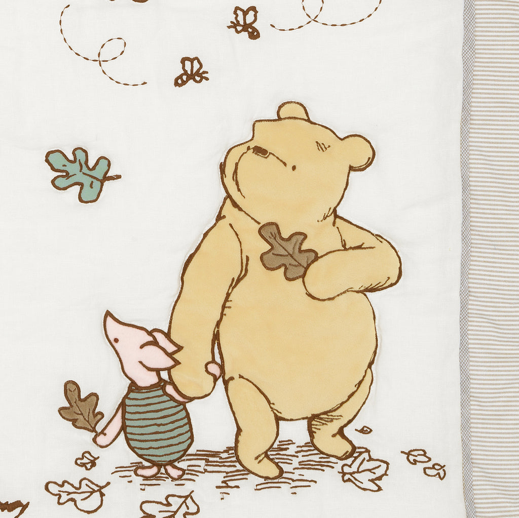 Lambs and Ivy Disney Baby Storytime Pooh Ultra Soft Baby Blanket