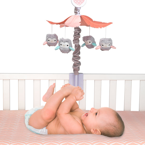 Sweet Owl Dreams Musical Baby Crib Mobile by Lambs & Ivy