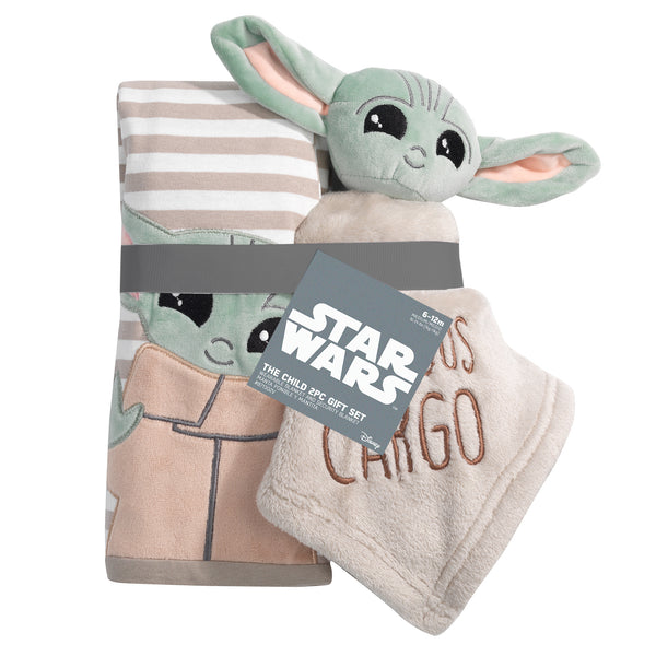 Star Wars Baby Yoda Wearable Blanket & Lovey Gift Set by Lambs & Ivy