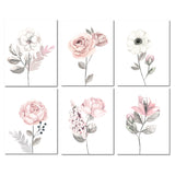 Watercolor Floral Unframed Wall Art by Lambs & Ivy