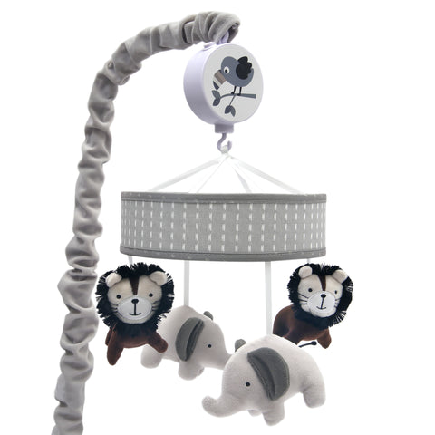 Urban Jungle Musical Baby Crib Mobile by Lambs & Ivy