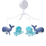 Whales Tale Musical Baby Crib Mobile by Bedtime Originals