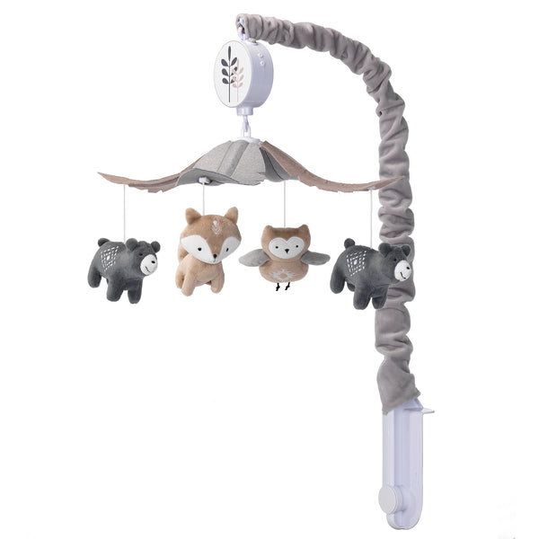 Woodland Forest Musical Baby Crib Mobile by Lambs & Ivy