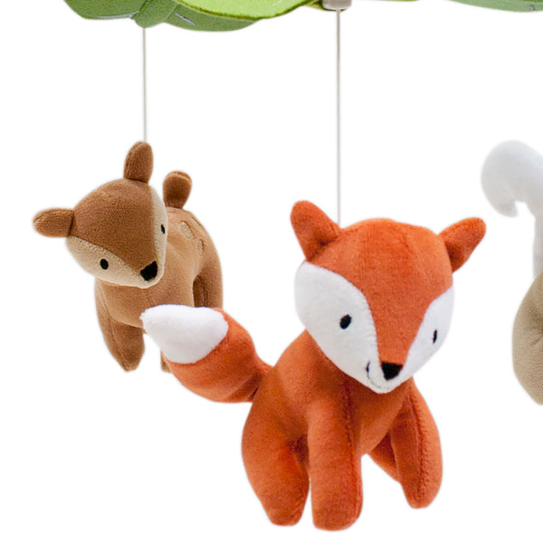 Woodland Tales Musical Baby Crib Mobile by Lambs & Ivy